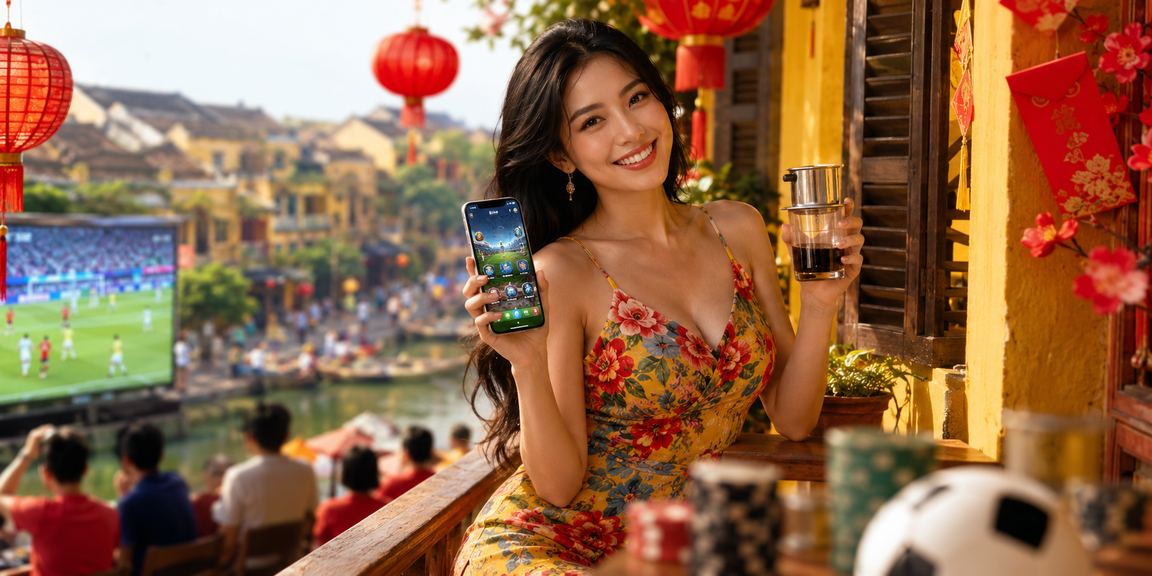 Màn hình giải trí thể thao hiển thị thông tin kèo trận đấu và lịch thi đấu